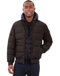 Michael Kors - Hooded Puffer Bomber Jacket - Lyst