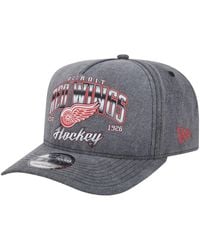 KTZ - Detroit Red Wings Throwback Washed A-frame Pre-curved 9fifty Snapback Hat - Lyst