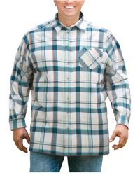 Kingsize - Big & Tall Boulder Creek By Flannel Shirt - Lyst