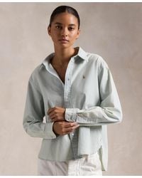 Polo Ralph Lauren - Cropped Boxy Shirt - Lyst