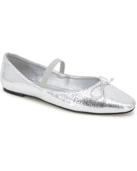 Kenneth Cole - Myra Square Toe Ballet Flats - Lyst