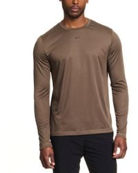 Reebok - Tech Long Sleeve Crewneck Logo T-shirt - Lyst