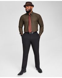 Tayion Collection - Slim-fit Plaid Dress Shirt - Lyst