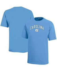 Champion - Big Boys And Girls Carolina Blue North Carolina Tar Heels Arch Over Logo T-shirt - Lyst