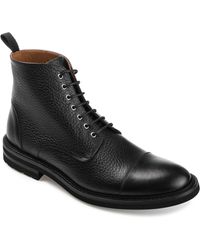 Taft - Rome Full-grain Leather Cap Toe Dress Boots - Lyst