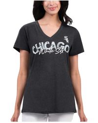 G-III 4Her by Carl Banks - Chicago White Sox Key Move V-neck T-shirt - Lyst