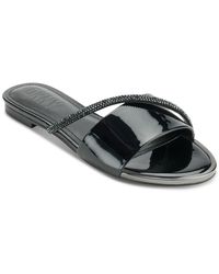 DKNY - Tali Slip-on Embellished Slide Sandals - Lyst