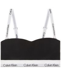 Calvin Klein - Icon Cotton Bandeau Bra Qf8497 - Lyst