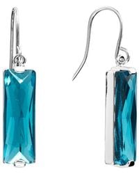 Macy's - Rectangular Crystal Drop Earrings - Lyst