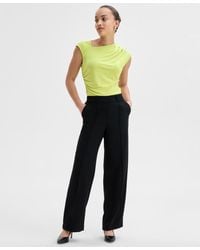 INC International Concepts - Petite High-rise Straight-leg Pants - Lyst