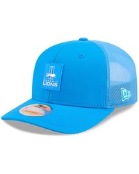 KTZ - Detroit Lions 2025 Sideline Throwback 9seventy Trucker Adjustable Hat - Lyst