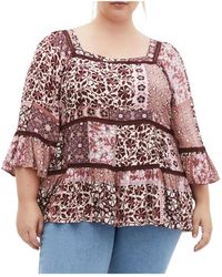 City Chic - Plus Size Lailah Top - Lyst