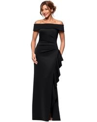 Xscape - Petite Off The Shoulder Sleeveless Dress - Lyst
