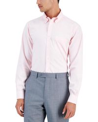 Brooks Brothers - Regular Fit Non-iron Polo Button-down Collar Solid Pinpoint Dress Shirt - Lyst