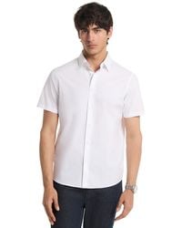 Michael Kors - Solid Stretch Shirt - Lyst