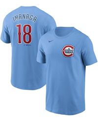 Nike - Dansby Swanson Baby Chicago Cubs Fuse Name Number T-shirt - Lyst