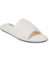 Dearfoams - Microfiber Terry Slide Slipper - Lyst