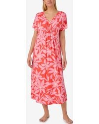 Ellen Tracy - Short-sleeve Tunic Nightgown - Lyst