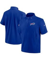 Nike Men's Buffalo Bills Salute To Service Hybrid Half-Zip Jacket - Macy's