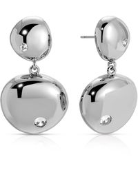 Ettika - Polished Double Pebble Drop Earrings - Lyst