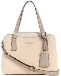 Guess - Lyndi Small Triple Compartment Girlfriend Satchel - Lyst