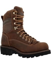 Georgia Boot - Core 37 9" Scalloped Heel Waterproof Work Boot - Lyst