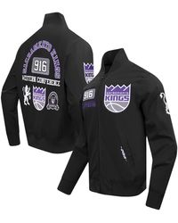 Pro Standard - Sacramento Kings Area Code Twill Full-zip Jacket - Lyst
