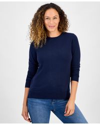 Style & Co. - Petite Crew-neck Sweater - Lyst