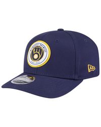 KTZ - Milwaukee Brewers Circle Patch 9seventy Stretch-snap Hat - Lyst