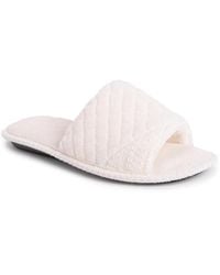Muk Luks - Sally Open Toe Scuff Slippers - Lyst