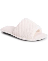 Muk Luks - Sally Open Toe Scuff Slippers - Lyst