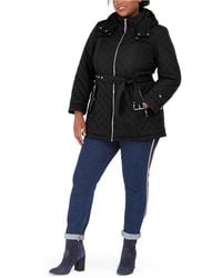 tommy jeans oversized tube quilted coat