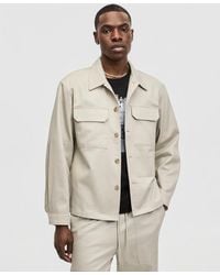 Mode Of One - Relaxed-fit Twill Shirt Jacket - Lyst