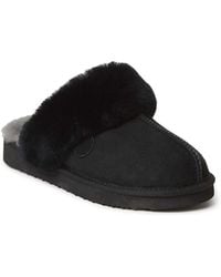 Dearfoams - Fireside By Sydney Genuine Shearling Scuff Slipper - Lyst