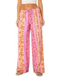Roxy - Iyla Low-rise Wide-leg Pants - Lyst