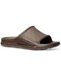 Michael Kors - Griffin Slide Sandals - Lyst
