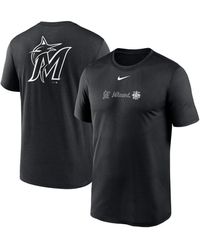 Nike - Miami Marlins Fashion Over Shoulder Logo Legend T-shirt - Lyst