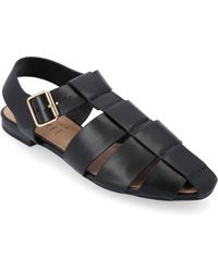 Journee Collection - Cailinna Wide Width Caged Flats - Lyst