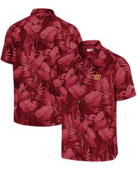 Tommy Bahama - Washington Commanders Bahama Coast Nuevo Fronds Camp Button-up Shirt - Lyst