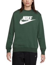 Nike - Sportswear Club Fleece Graphic Crewneck Sweatshirt - Lyst