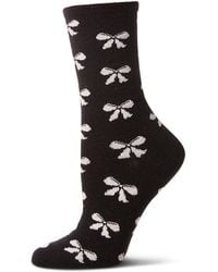 Memoi - "bows" Cashmere Blend Crew Sock - Lyst