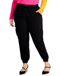 plus size utility pants