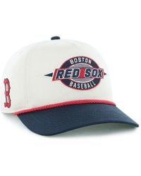 '47 - Big Boys And Girls Natural/navy Boston Red Sox Frame Out Hitch Adjustable Hat - Lyst