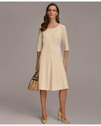 Donna Karan - Structured A-line Dress - Lyst
