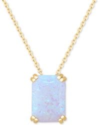 Macy's - Lab-grown Solitaire 18" Pendant Necklace (4-1/2 Ct. T.w. - Lyst