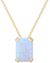 Macy's - Lab-grown Solitaire 18" Pendant Necklace (4-1/2 Ct. T.w. - Lyst