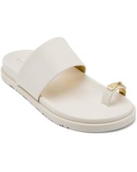 Donna Karan - Hooper Toe Ring Sandals - Lyst