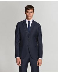 Mango - Turin Wool Suit Blazer - Lyst