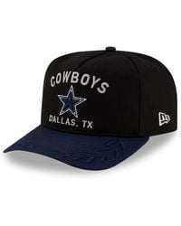 KTZ - Black/navy Dallas Cowboys 2025 Nfl Draft A-frame 9fifty Snapback Hat - Lyst