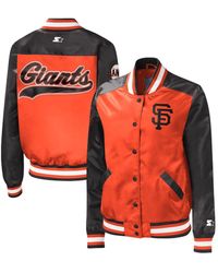 Starter Orange San Francisco Giants The Legend Full-snap Jacket